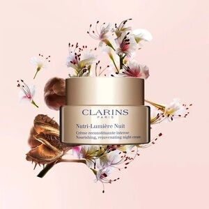 Clarins Nutri-Lumière nourishing rejuvenating night cream New 5ml GWP